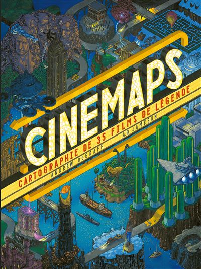 Traduction du livre Cinemaps - cartographie de 35 films de légende