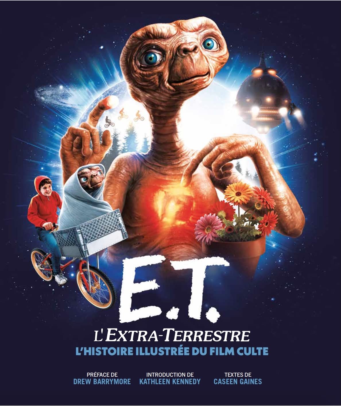 Couverture du livre anniversaire sur les 40 ans du film E.T. L'Extraterrestre