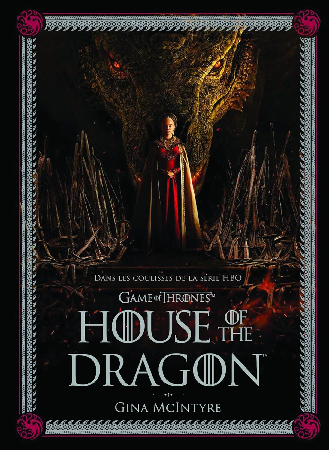 Couverture du livre dans les coulisses de House of the Dragon secrets de tournage Huginn & Muninn