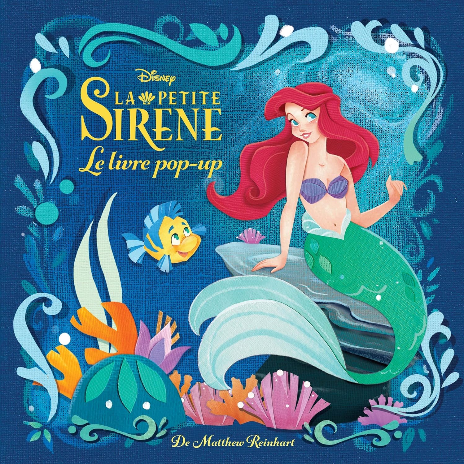 Couverture du livre pop-up de la Petite Sirène par Matthew Reinhart chez Huginn & Muninn